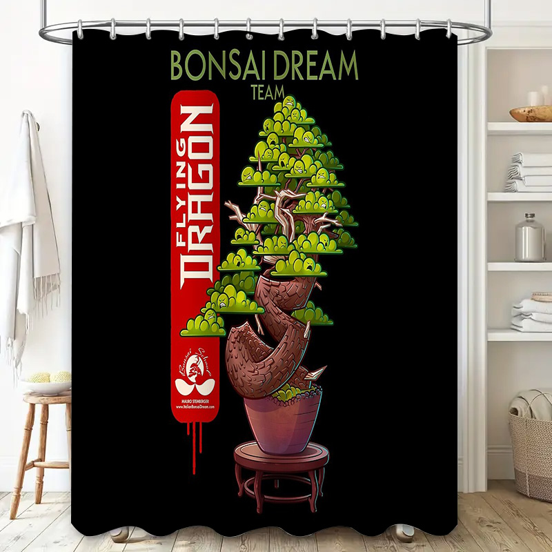 Japanese Bonsai Tree Shower Cu - Bonsai Tree Zen Garden reseña y precio