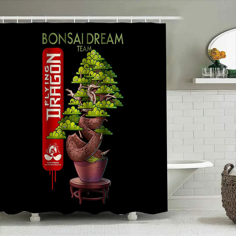 Japanese Bonsai Tree Shower Cu - Bonsai Tree Zen Garden reseña y precio