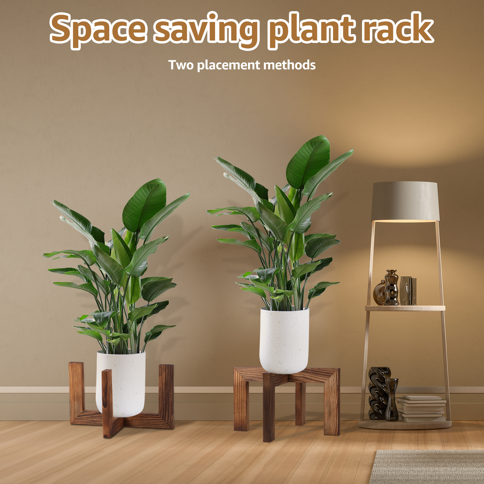 Wood Flowerpot Holder Indoor F - Bonsai Garden Display Stands reseña y precio