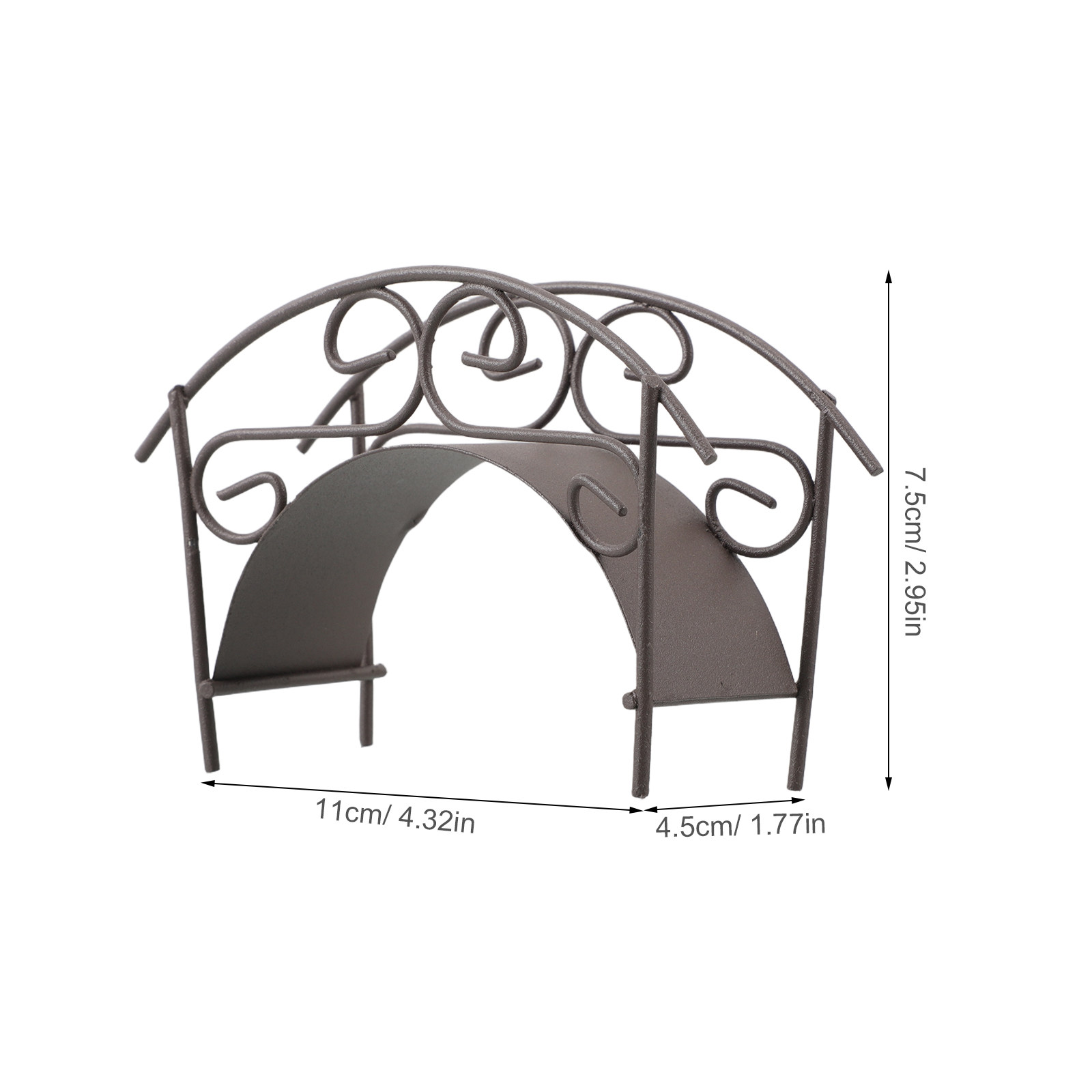 Miniature Metal Arch Bridge Ga - Bonsai Garden Display reseña y precio