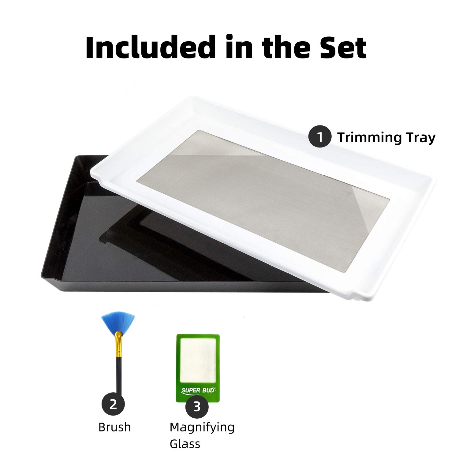2-in-1 Trimming Tray Harvest T - Bud Scissors Fine reseña y precio