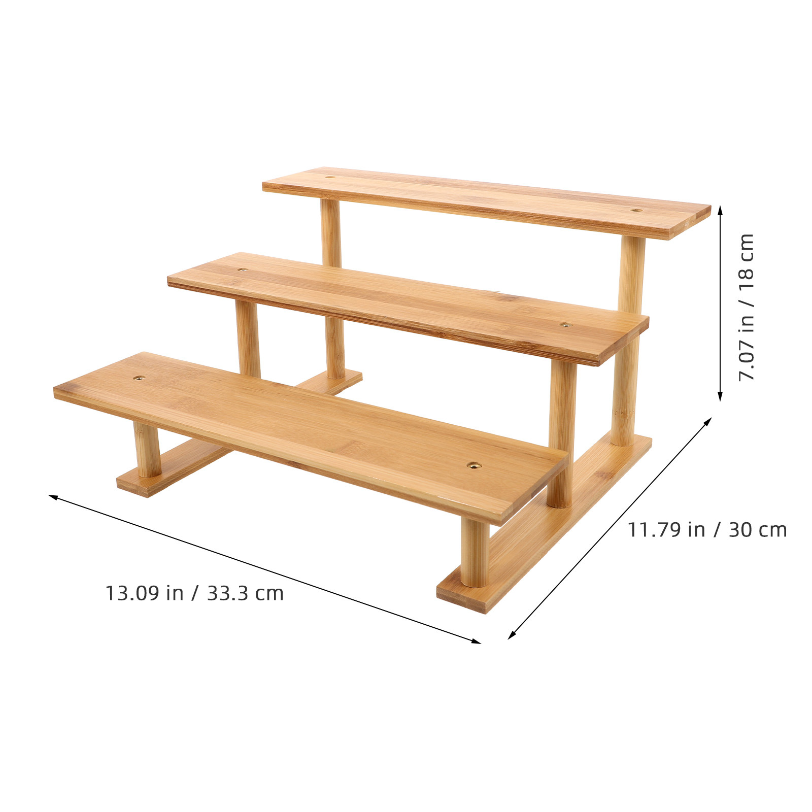 3-Tier Wooden Plant Stand for  - Bonsai Garden Display Stands reseña y precio