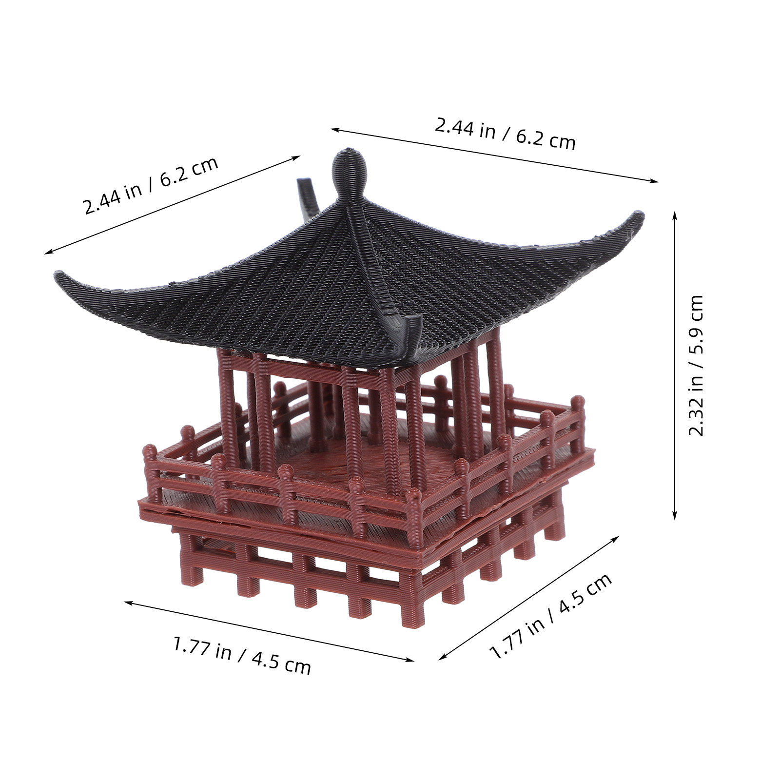 Chinese Traditional Pavilion D - Bonsai Garden Display reseña y precio