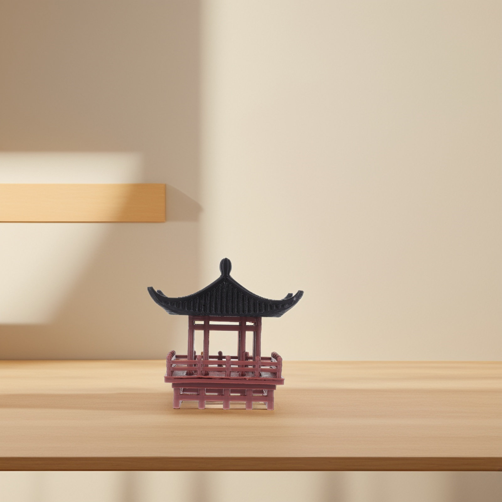 Chinese Traditional Pavilion D - Bonsai Garden Display reseña y precio