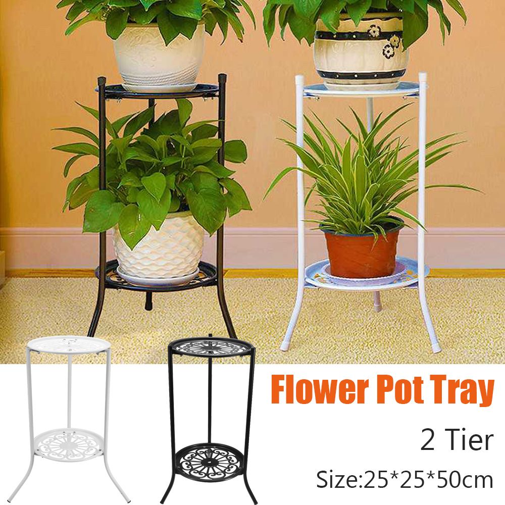 2 Tier Elegant Planter Display - Bonsai Garden Display Stands reseña y precio