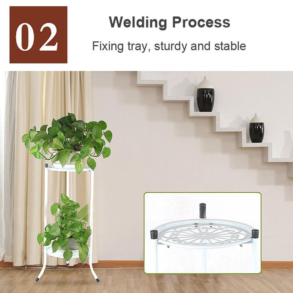 2 Tier Elegant Planter Display - Bonsai Garden Display Stands reseña y precio