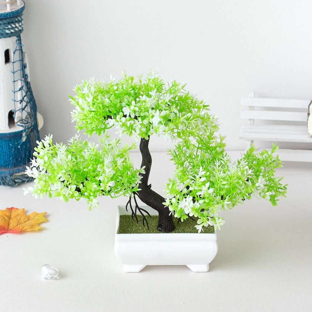 Artificial Plants Potted Bonsa - Bonsai Tree Zen Garden reseña y precio