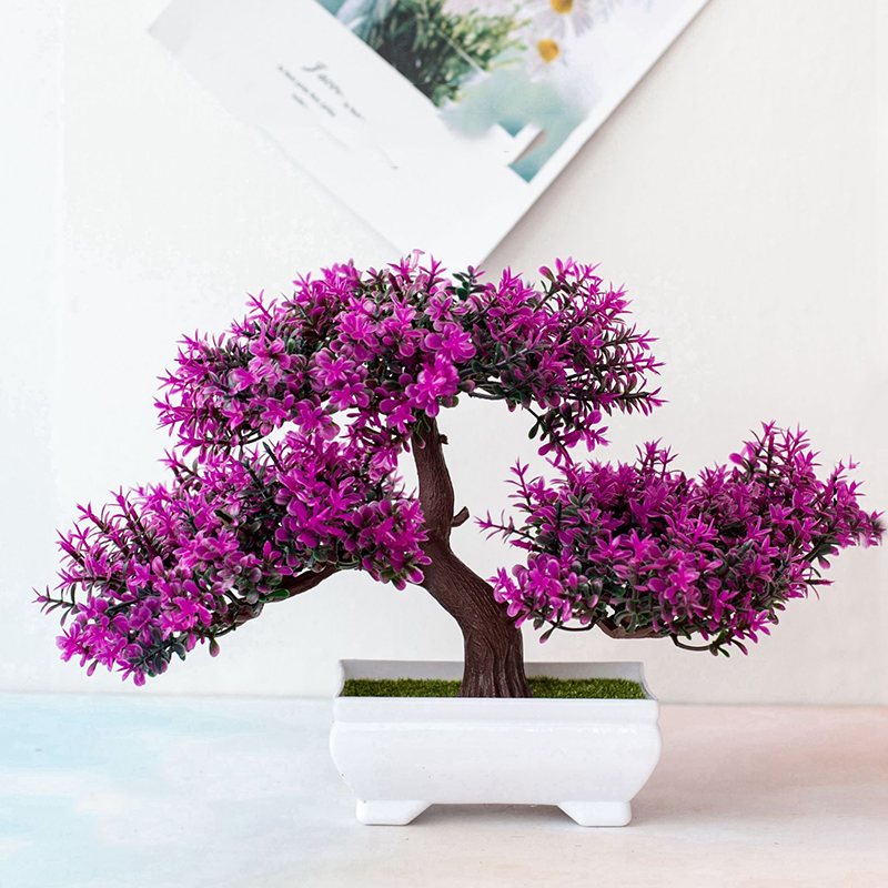 Artificial Plants Potted Bonsa - Bonsai Tree Zen Garden reseña y precio